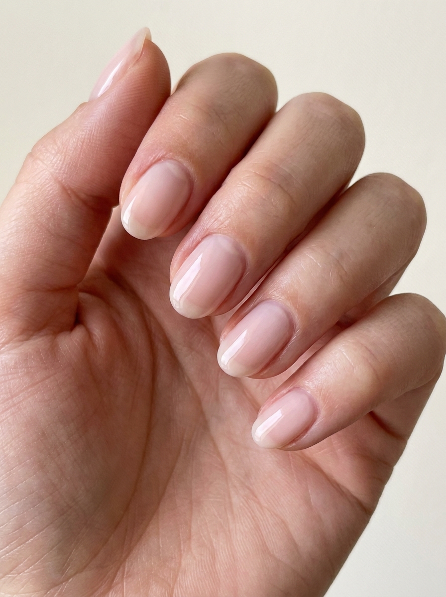 Sheer Nude oder Milky Pink wählen als Clean Nails Anleitung Schritt 10